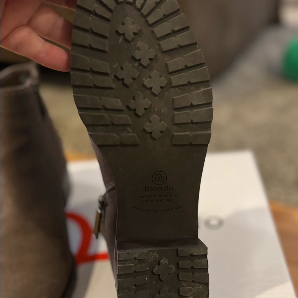 Blondo Dark Brown Ankle Booties